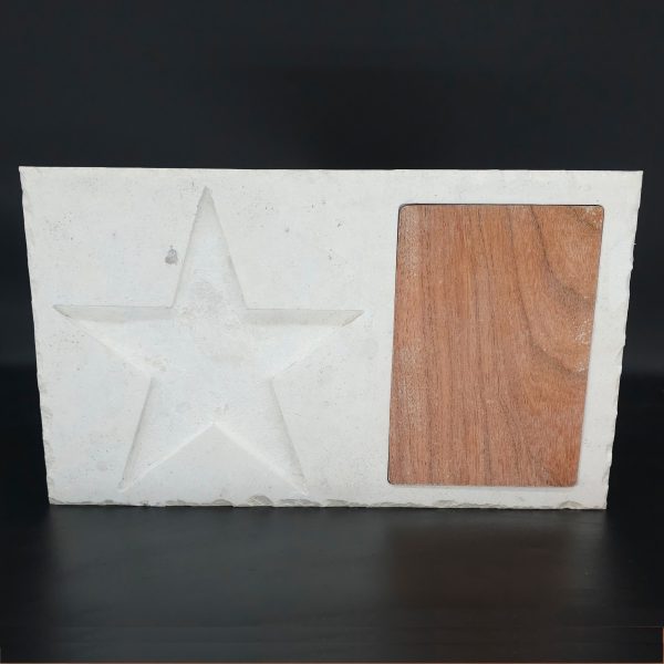 Recessed Star of Texas Plaque